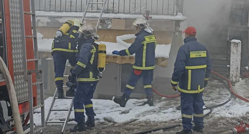 Πυρκαγιά σε κατοικία στον Πολύμυλο Κοζάνης